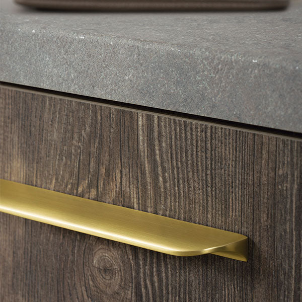 Momo Handles Nick Pull Handle Brushed Matt Brass