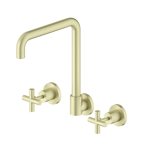 Nero X Plus Wall Kitchen Set Brushed Gold - The Blue Space