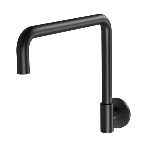 Phoenix Vivid Slimline Plus Wall Sink Outlet Matte Black