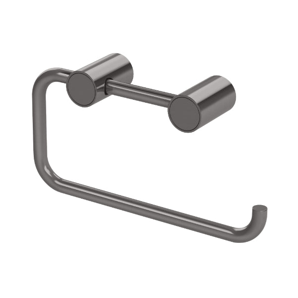 Phoenix Vivid Slimline Toilet Roll Holder in Brushed Carbon - The Blue Space
