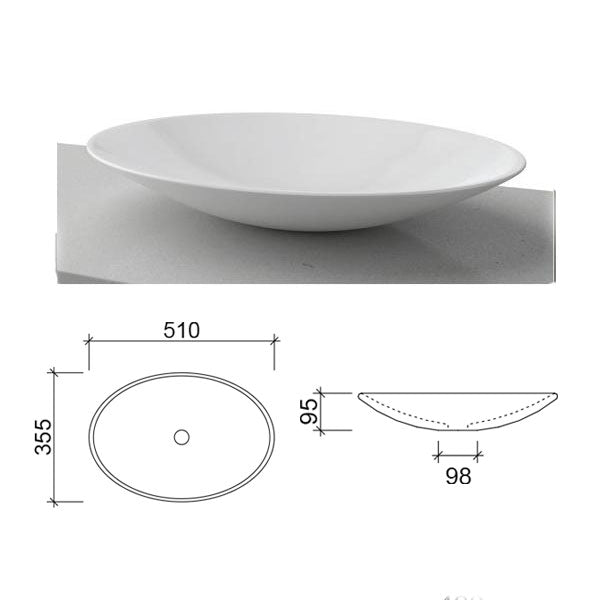 Timberline Feather Above Counter Basin