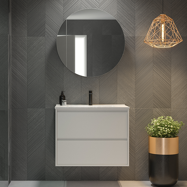 Timberline Grange Wall Hung Vanity with Alpha Ceramic Top - The Blue Space