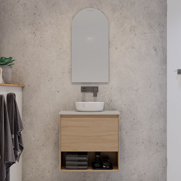 Timberline Karlie Wall Hung Vanity with SilkSurface Top & Basin