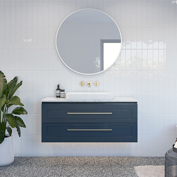 Timberline Nevada Plus Classic Wall Hung Vanity with Above Counter Basin - Online at The Blue Space