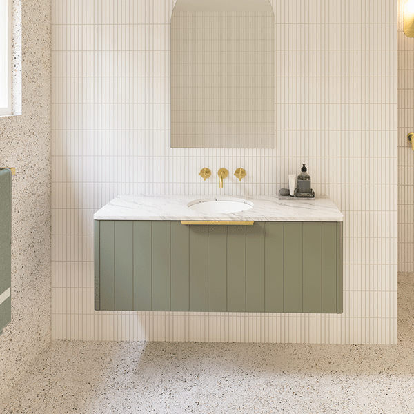 Timberline Saba Wall Hung Vanity With Under Counter Basin
