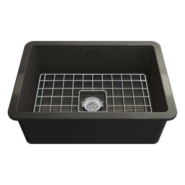 Turner Hastings Cuisine 68 x 48 Inset/Undermount Fine Fireclay Sink - Matte Black