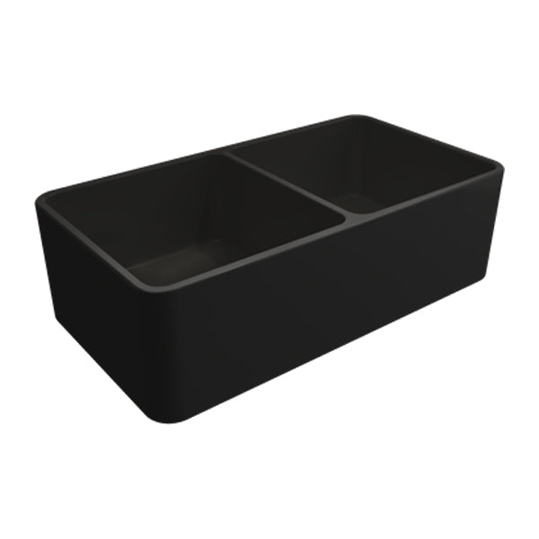 Turner Hastings Novi 85 x 46 Fine Fireclay Butler Sink Matte Black