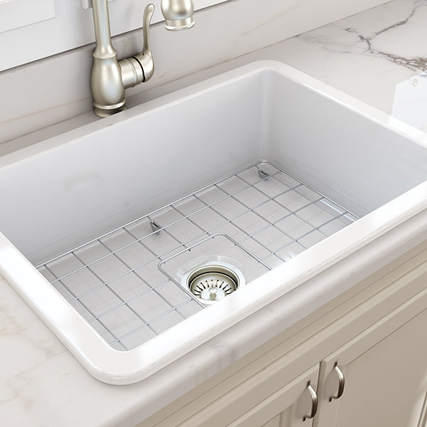 Turner Hastings Cuisine 48 x 68 Inset Fine Fireclay Sink - The Blue Space