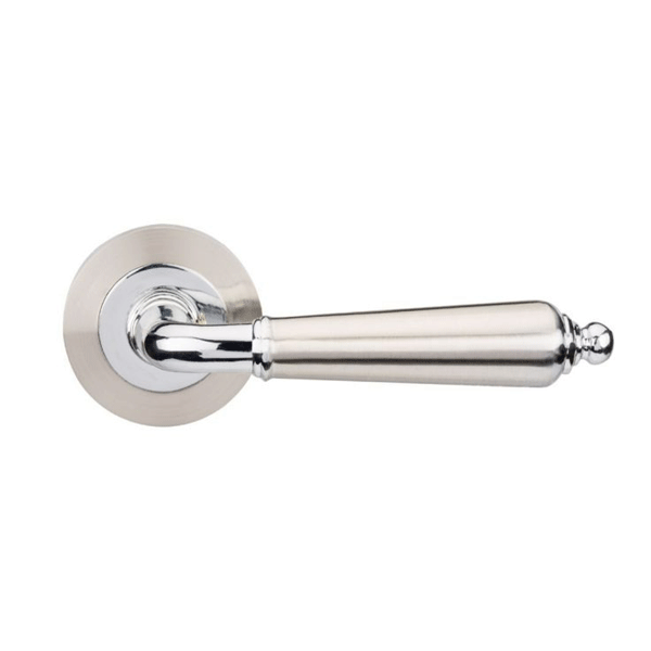 Zanda Oxford Privacy Door Handle Set Brushed Nickel/Chrome Plated