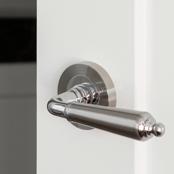 Zanda Oxford Entrance Set 60mm Key/Key Brushed Nickel/Chrome