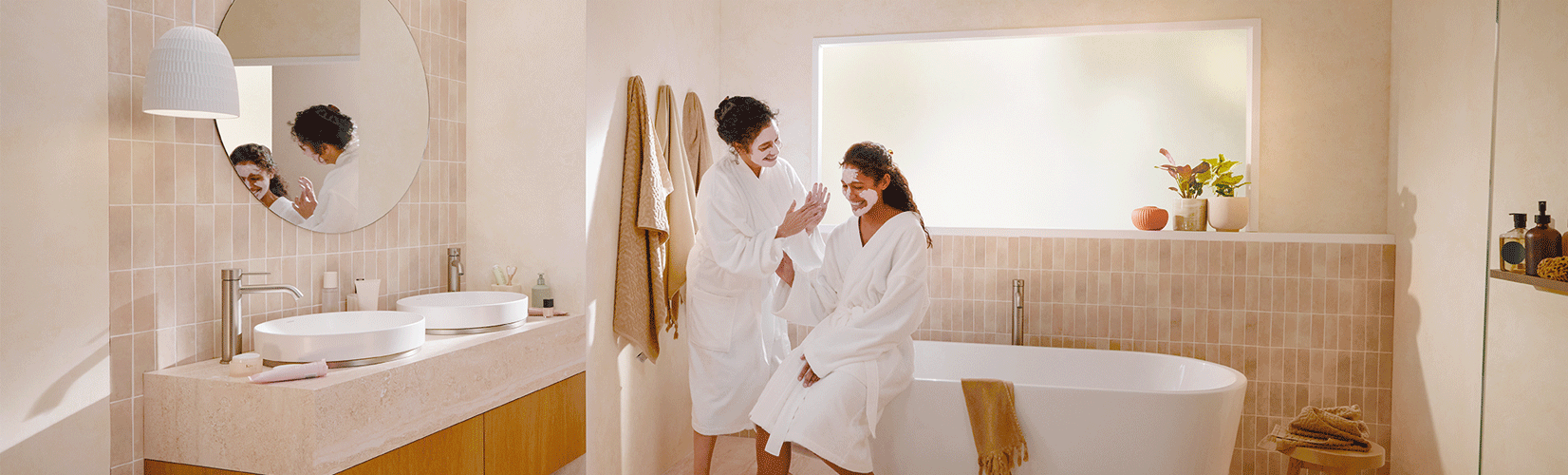 Caroma Made for life - Getting ready in the bathroom
