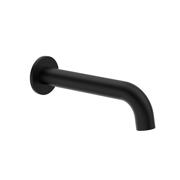 Clark Round Basin/Bath Outlet 220mm - Matte Black - The Blue Space