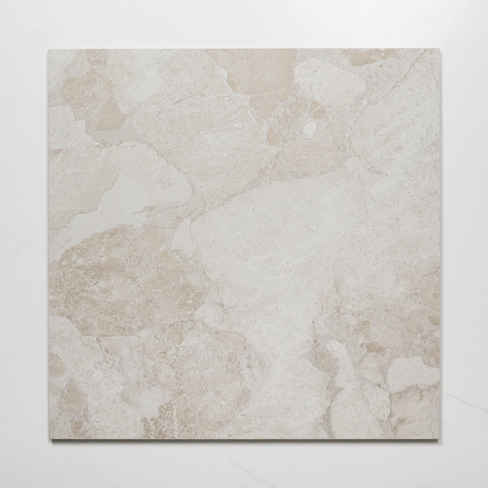 Roccia White Lappato Porcelain Tile P4 600 x 600mm