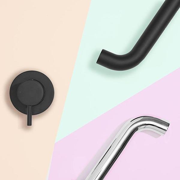 Clark Round Low Lead Basin/Bath Outlet 180mm Matte Black
