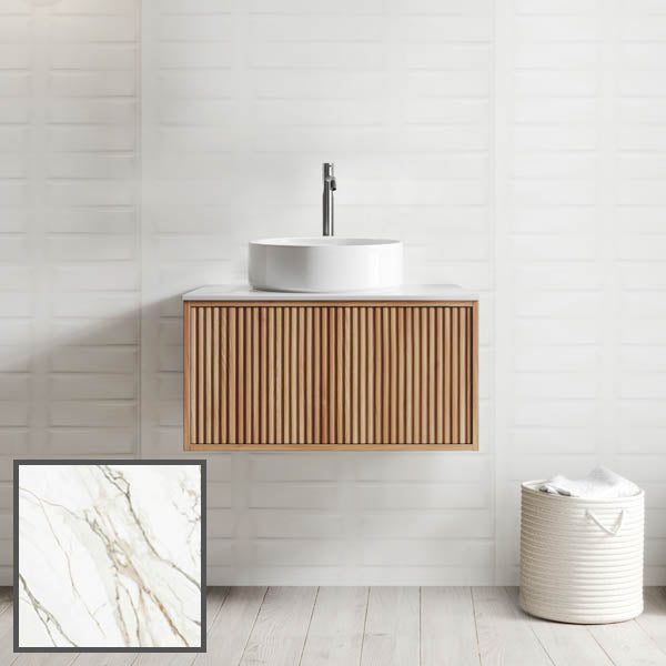 Ingrain Grooved Wall Hung Vanity