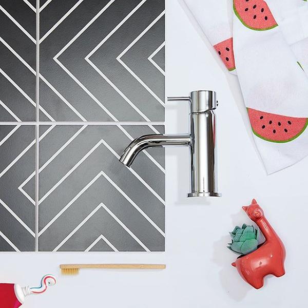 Clark Round Lead Free Pin Basin Mixer - Chrome