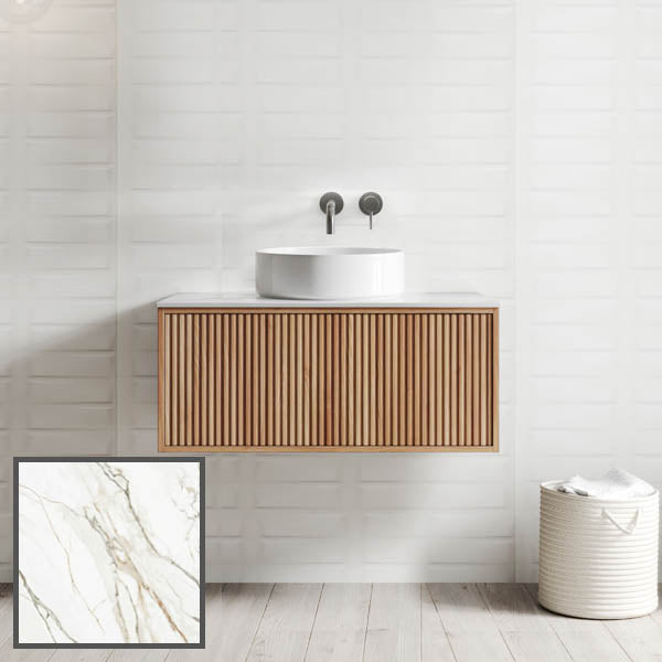 Ingrain Grooved Wall Hung Vanity