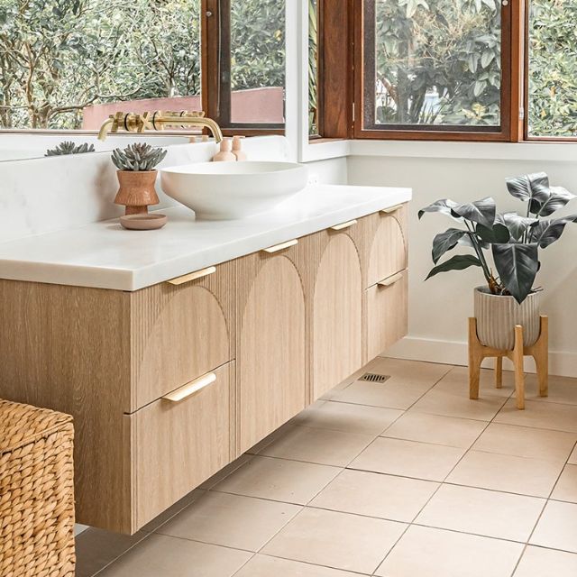 ADP Archie Wall Hung Vanity with Caesarstone Top