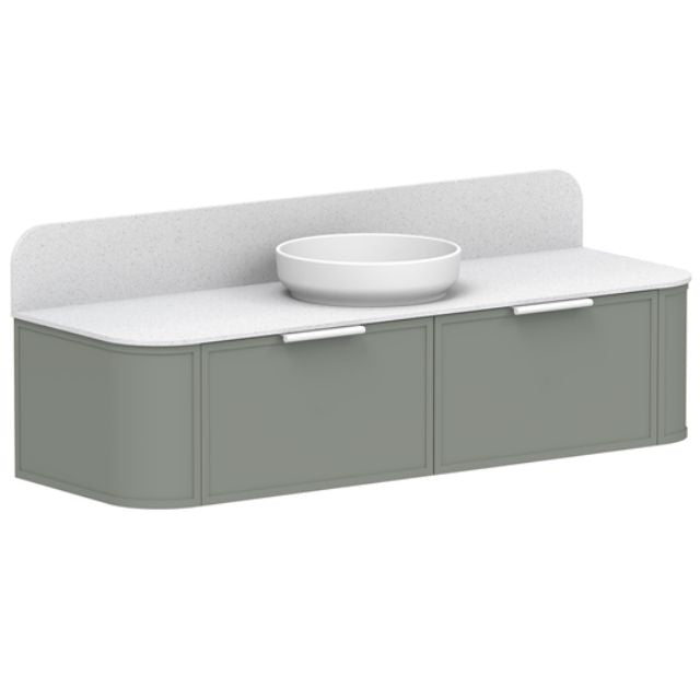ADP Flo Wall Hung Vanity with Durasein Top