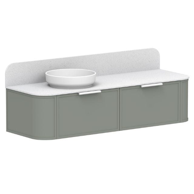 ADP Flo Wall Hung Vanity with Durasein Top