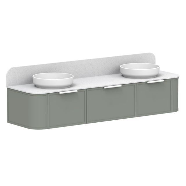 ADP Flo Wall Hung Vanity with Durasein Top