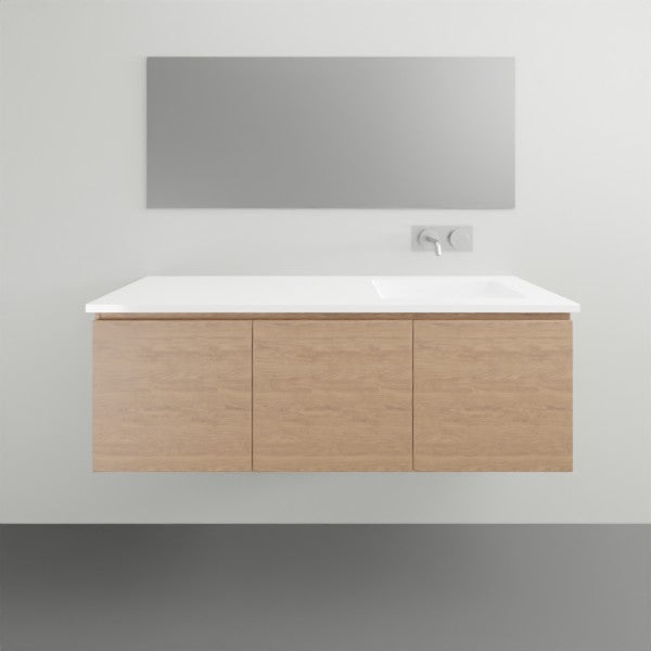 ADP Glacier Lite All Door Slim Vanity with Ceramic Top - 1200mm Right Bowl | The Blue Space