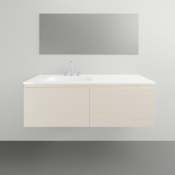 ADP Glacier Lite All Drawer Slim Vanity with Ceramic Top