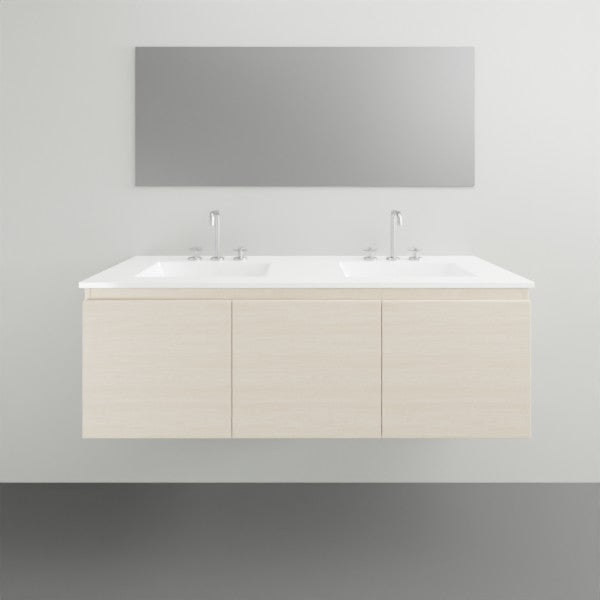 ADP Glacier Lite Door and Drawer Slim Vanity with Ceramic Top
