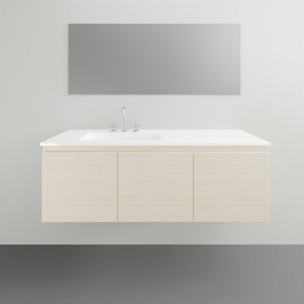 ADP Glacier Lite Door and Drawer Slim Vanity with Ceramic Top