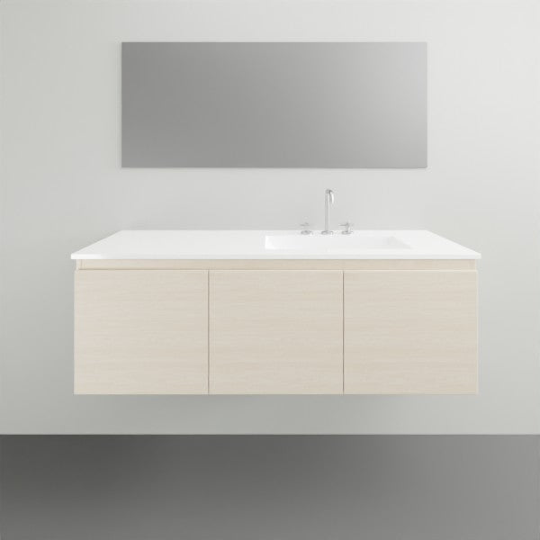 ADP Glacier Lite Door and Drawer Slim Vanity with Ceramic Top