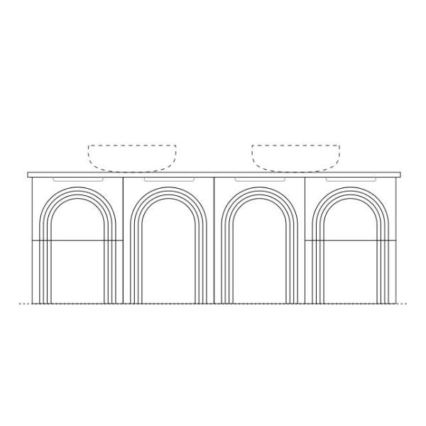 Marquis Arco Wall Hung Vanity