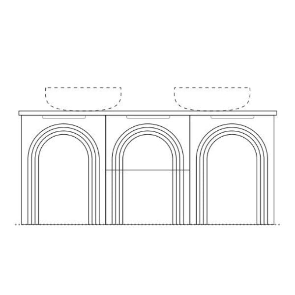 Marquis Arco Wall Hung Vanity