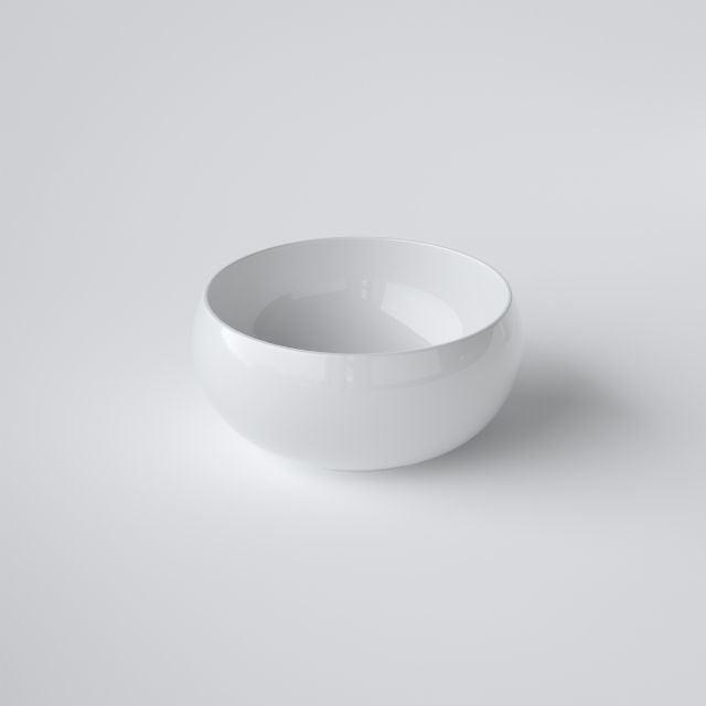 Bao Classic round gloss white above counter basin