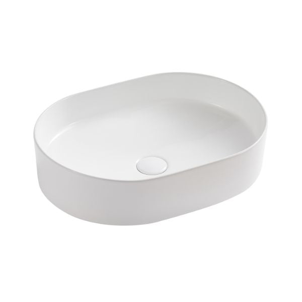 Bao Pill 500mm Above Counter Basin - Matte White