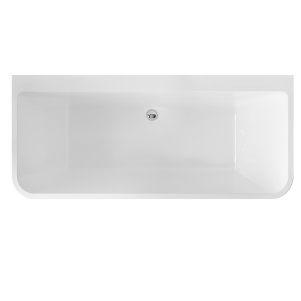 BelBagno Alto Back-to-Wall Bathtub 1700mm