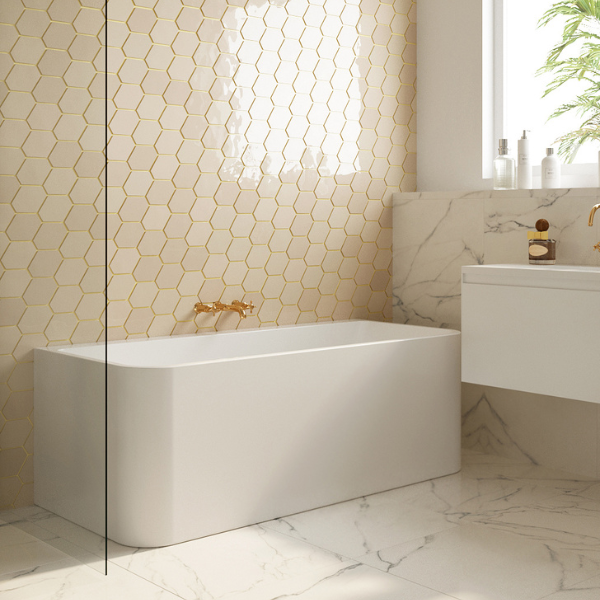 BelBagno Alto Back-to-Wall Bathtub 1700mm
