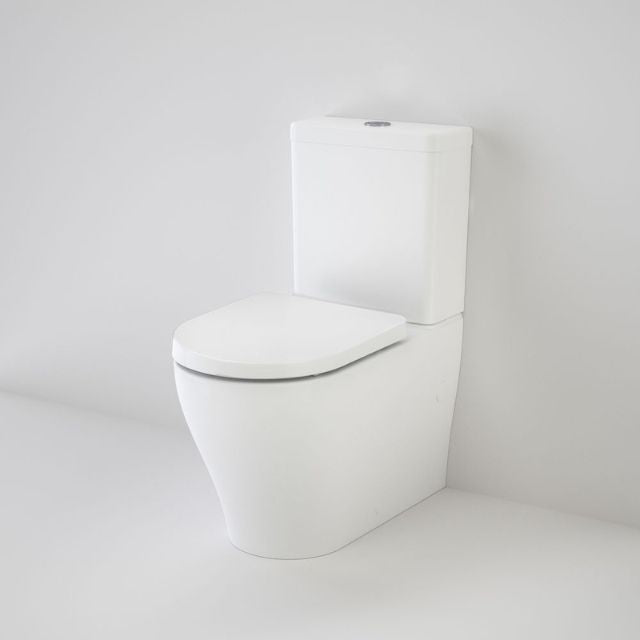 Caroma Luna Slim Cleanflush Toilet Suite - Upgraded Seat Design