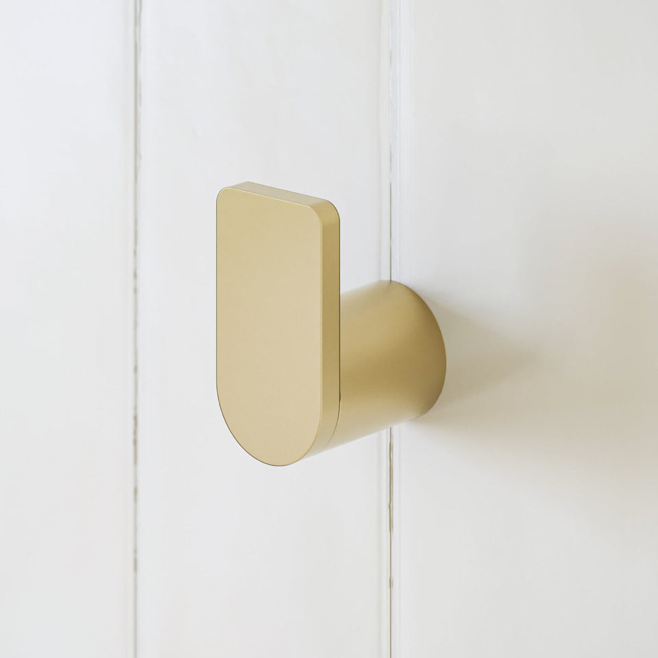 Caroma Urbane II Robe Hook Brushed Brass