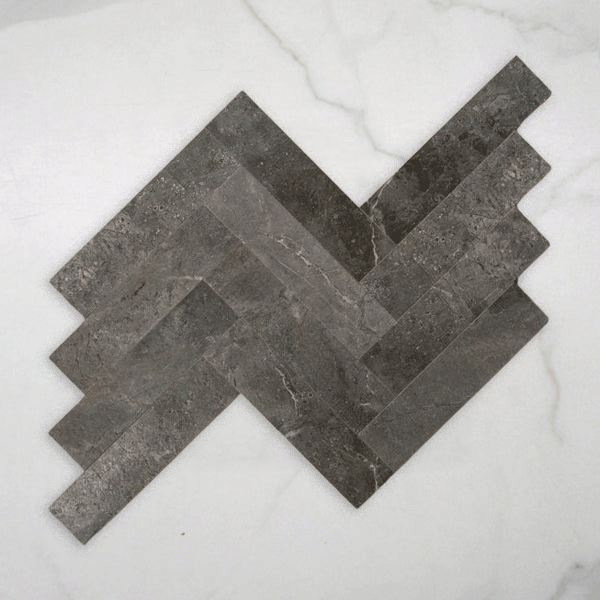 Casuarina Charcoal Honed Porcelain Tile 75x300mm online at The Blue Space