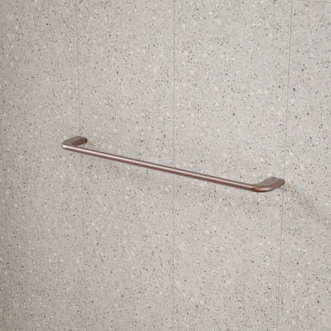 Caroma Contura II 620mm Single Towel Rail - Brushed Bronze