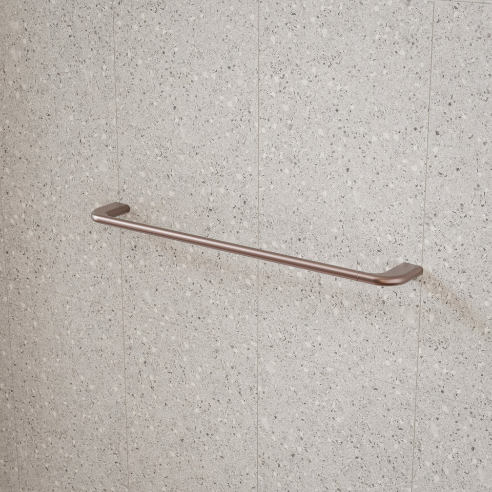 Caroma Contura II 620mm Single Towel Rail - Brushed Bronze