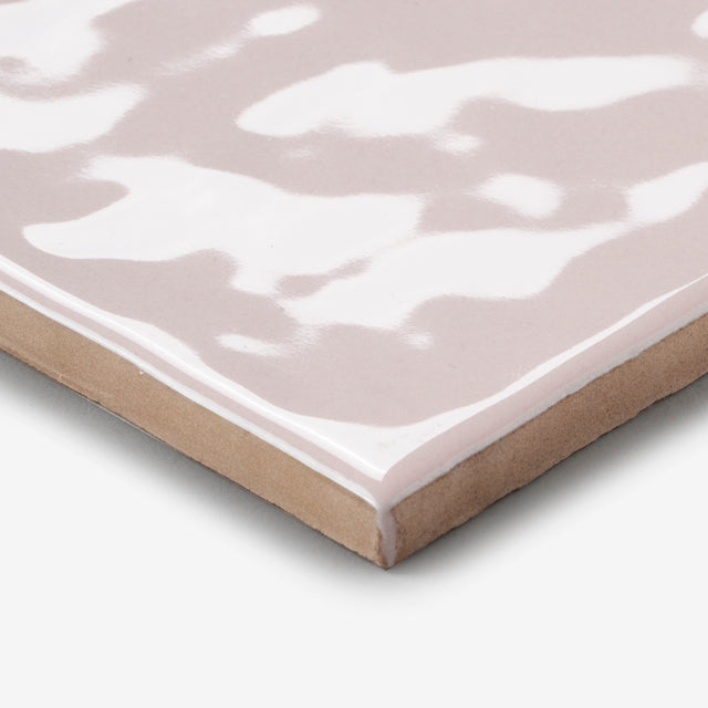Blush Luca Hand Made Gloss Tile 100 x 100 x 8mm