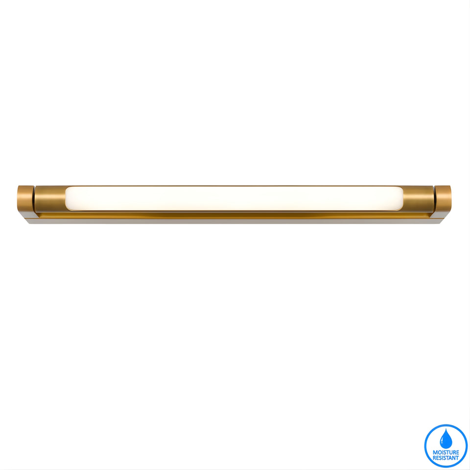 Telbix Arvin 40 Vanity Wall Light Antique Gold