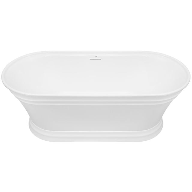 Decina Regent 1700mm Freestanding Oval Bath with Intergrated Overflow