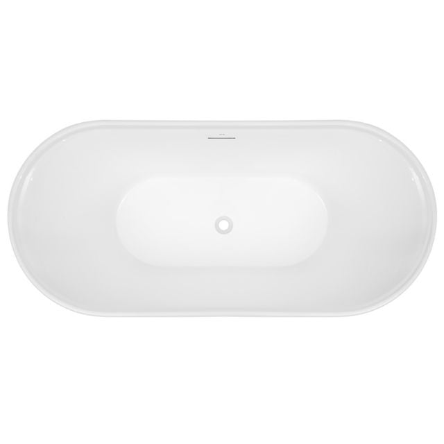 Decina Regent 1700mm Freestanding Oval Bath with Intergrated Overflow