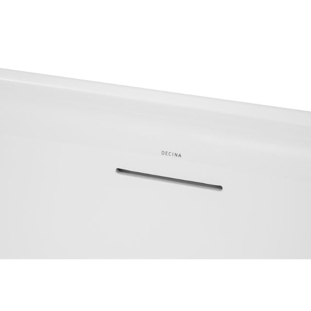 Decina Regent 1700mm Freestanding Oval Bath with Intergrated Overflow
