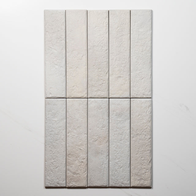 Eton White Porcelain Brick Look Tile 60mm x 250mm