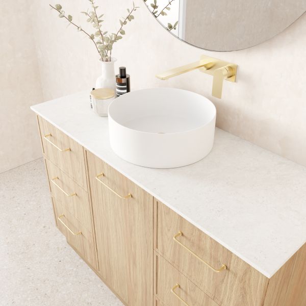 Marquis Hamilton Floor Standing Vanity with Symphony Solid Surface Top and Basin