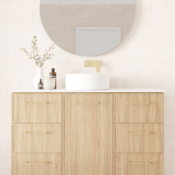 Marquis Hamilton Floor Standing Vanity with Symphony Solid Surface Top and Basin