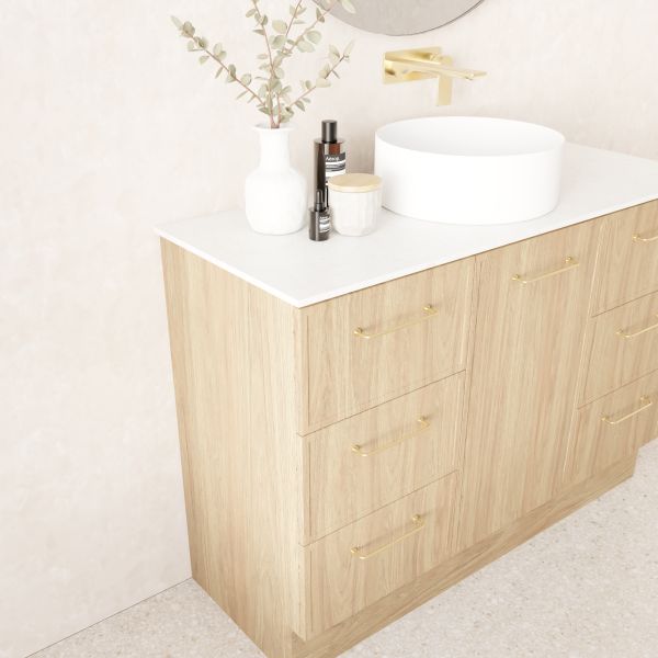 Marquis Hamilton Floor Standing Vanity with Symphony Solid Surface Top and Basin